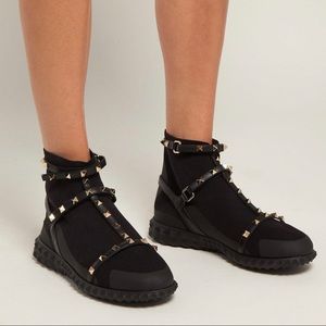 VALENTINO GARAVANI ROCKSTUD SOCK SNEAKERS